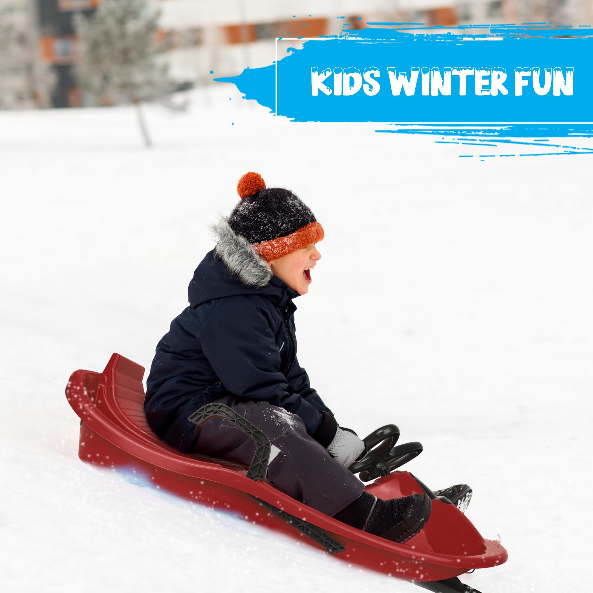 Toddler Snow Racer Snapklik.com : Slippery Racer Downhill Derby Flexible Kids Toddler ...