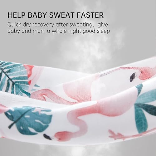 Miniatura 4 de Duomiaomiao Saco de dormir para bebé de muselina para todas las estaciones, principalmente para saco de dormir ultra transpirable y agradable a la