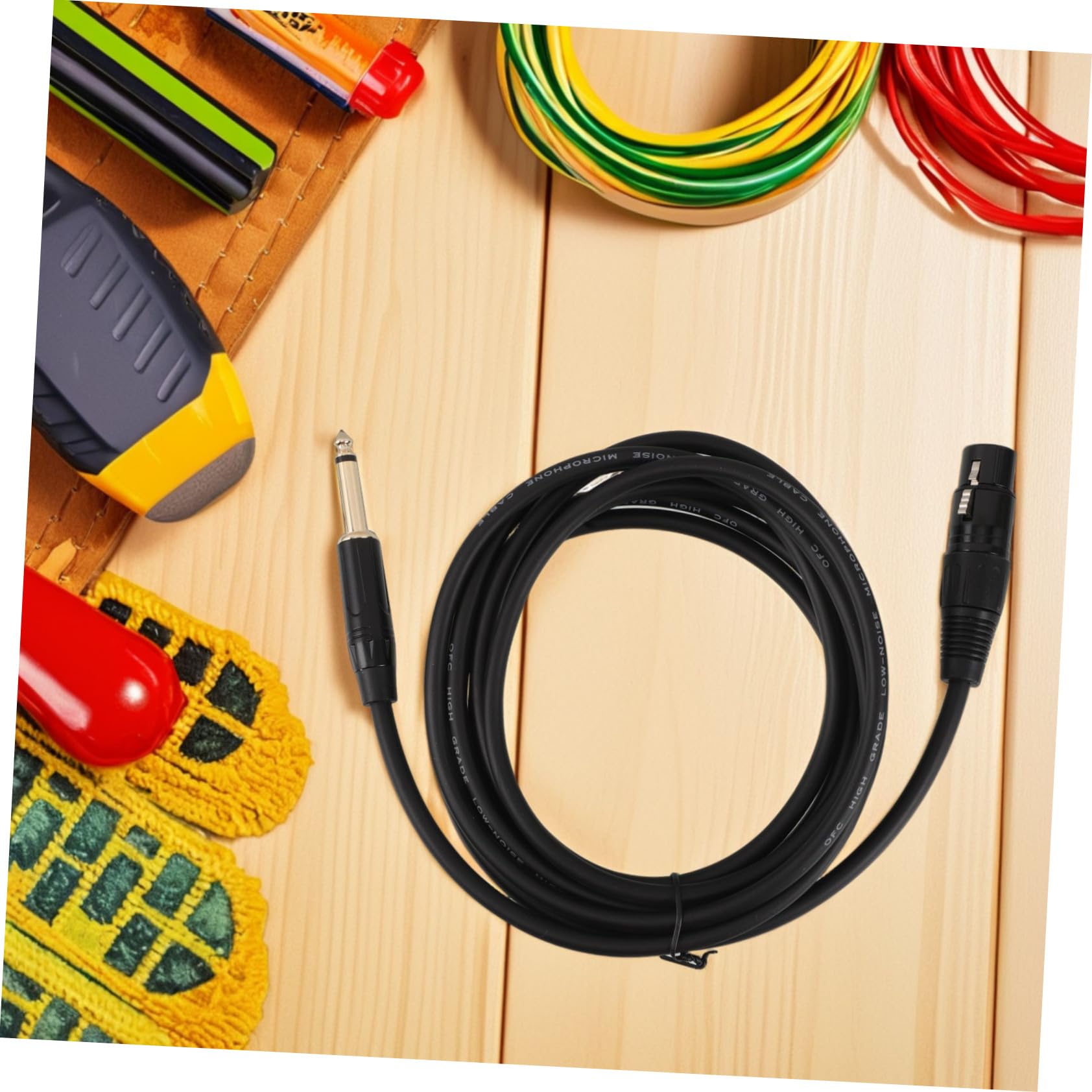 3 Pezzi Microfono Xlr Jack Adattatore Audio e Versatile per Connessione Veloce e Chiaro
