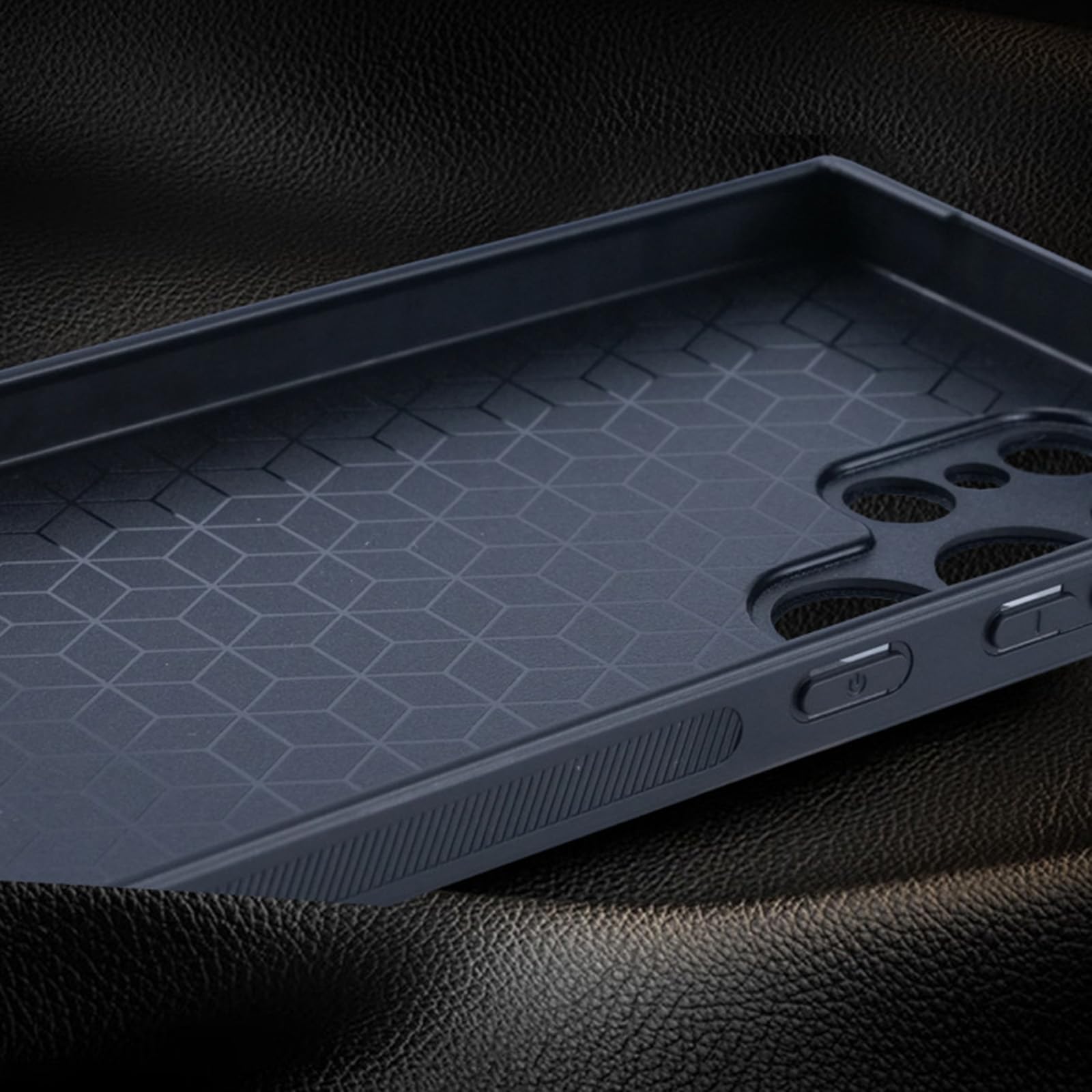 Etui do Samsung Galaxy S25 Ultra/S25 Plus/S25, tylna kieszeń na karty, ochrona przed upadkiem, skóra wąska obudowa, ochrona aparatu, etui stojące, czarne, S25