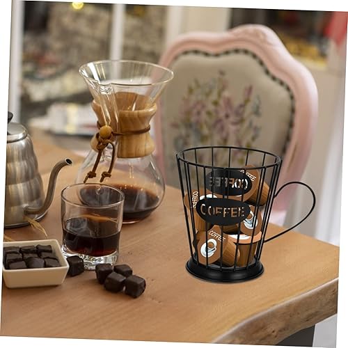 Miniatura 9 de Cesta de almacenamiento Cesta para servir fruta, soporte para cápsulas, organizador de estación de café, taza de almacenamiento de café, taza de