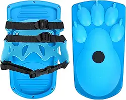 RunNico 11 Polegadas Para Crianças Com Estampas De Neve, Raquetes De Neve - Raquetes De Neve De Inverno Com Estampas De Patas De Animais - Raquetes De Neve Para Crianças, Patas De Neve Para Crianças