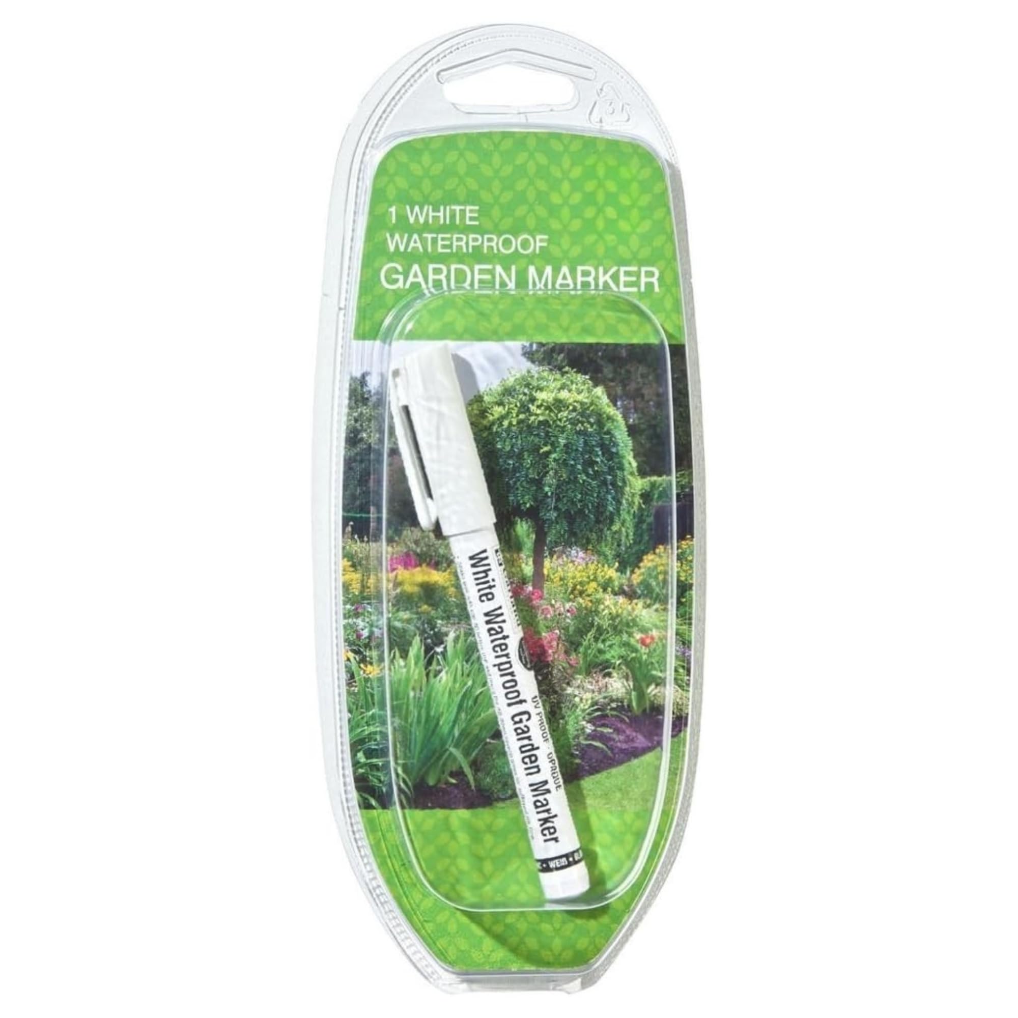 White Waterproof Garden Marker – Fade & Water Resistant Marker for Plants