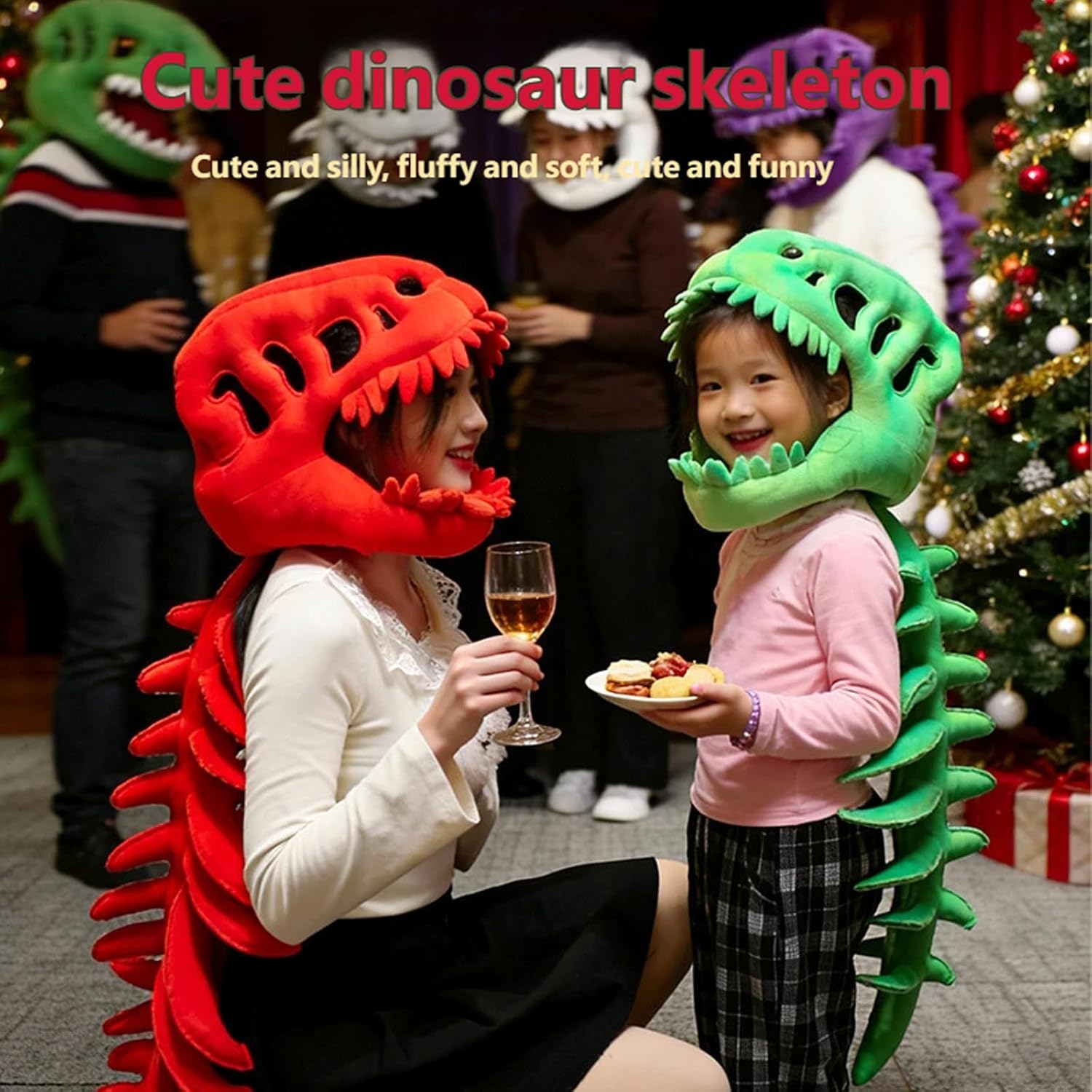 Dinosaur Costume-3D Skeleton Design, Realistic Dinosaur Skeleton Costume Set, New Year's Eve Party and Themed Cosplay Events - Image 2