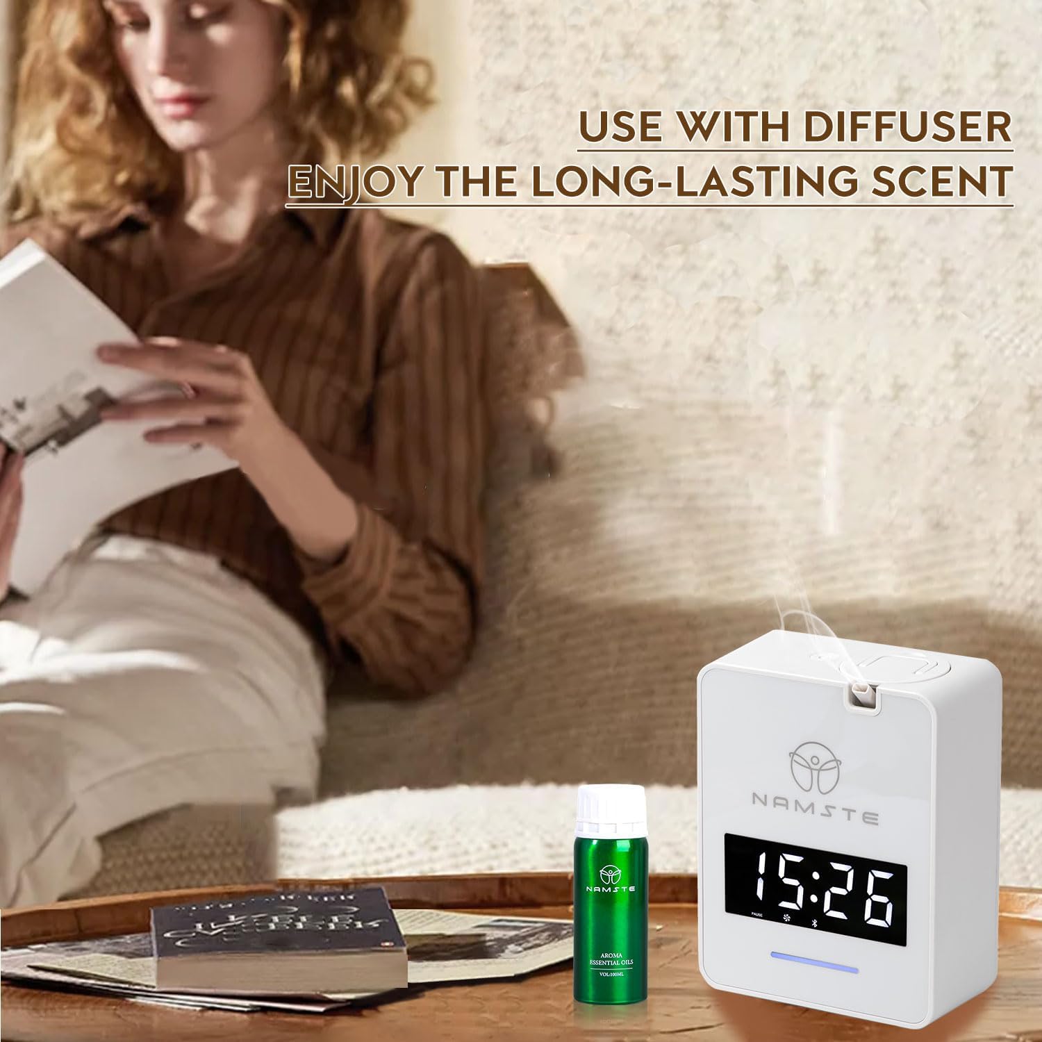 Hotel Collection Diffuser Oil - Sublimation - Long Lasting Citrus & Lavender Blend, 3.38 Fl Oz Luxury Hotel Inspired Woody Amber Scent with Cedar & Labdanum for Home Spa - Image 3