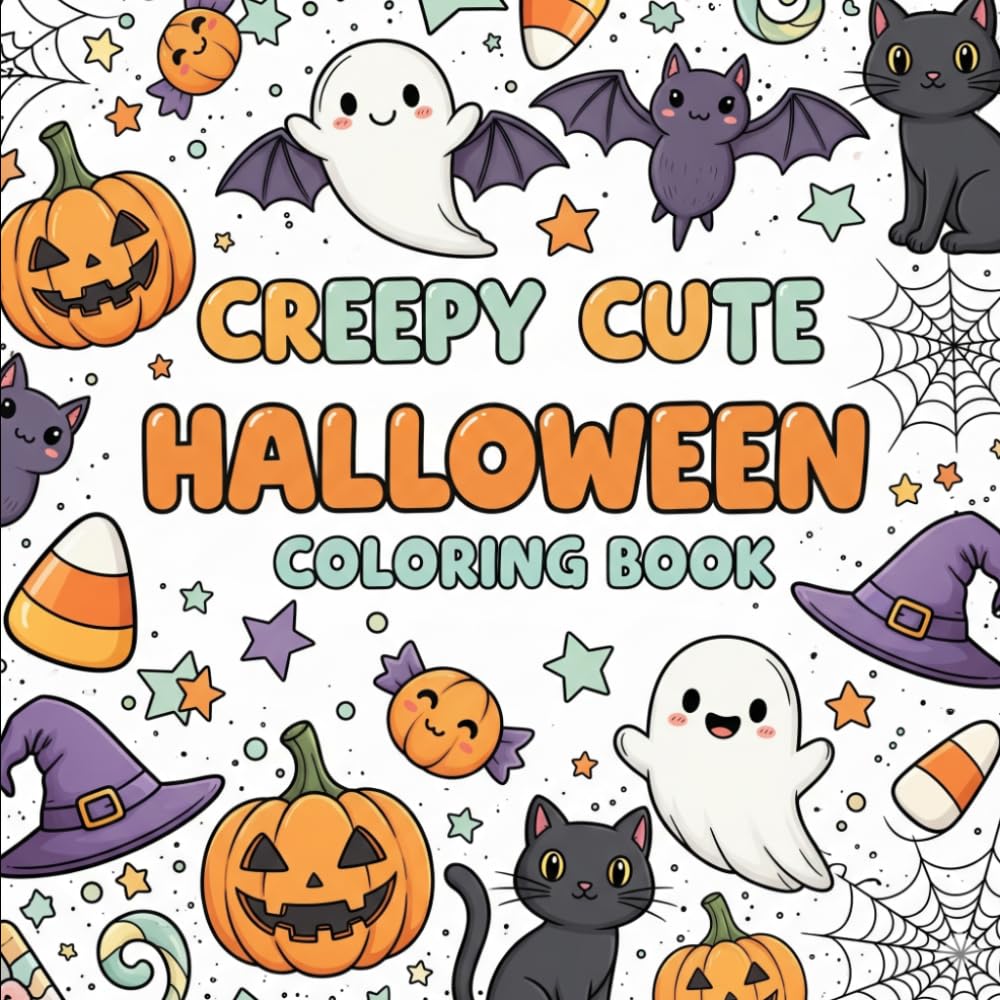 Creepy Cute Halloween: Coloring Book