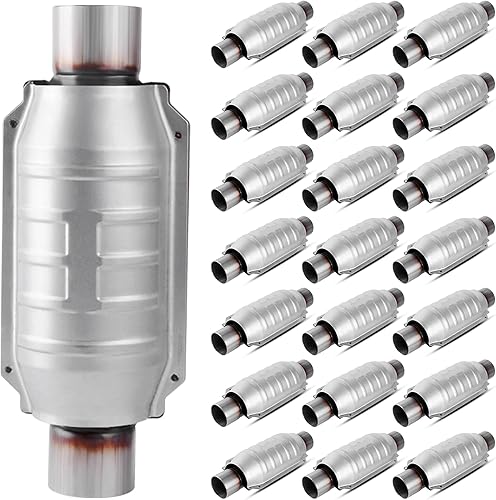 Miniatura 13 de Convertidor catalítico universal de entrada y salida de 2 pulgadas/2.25 pulgadas/2.5 pulgadas/3 pulgadas, convertidor de encaje directo, acero