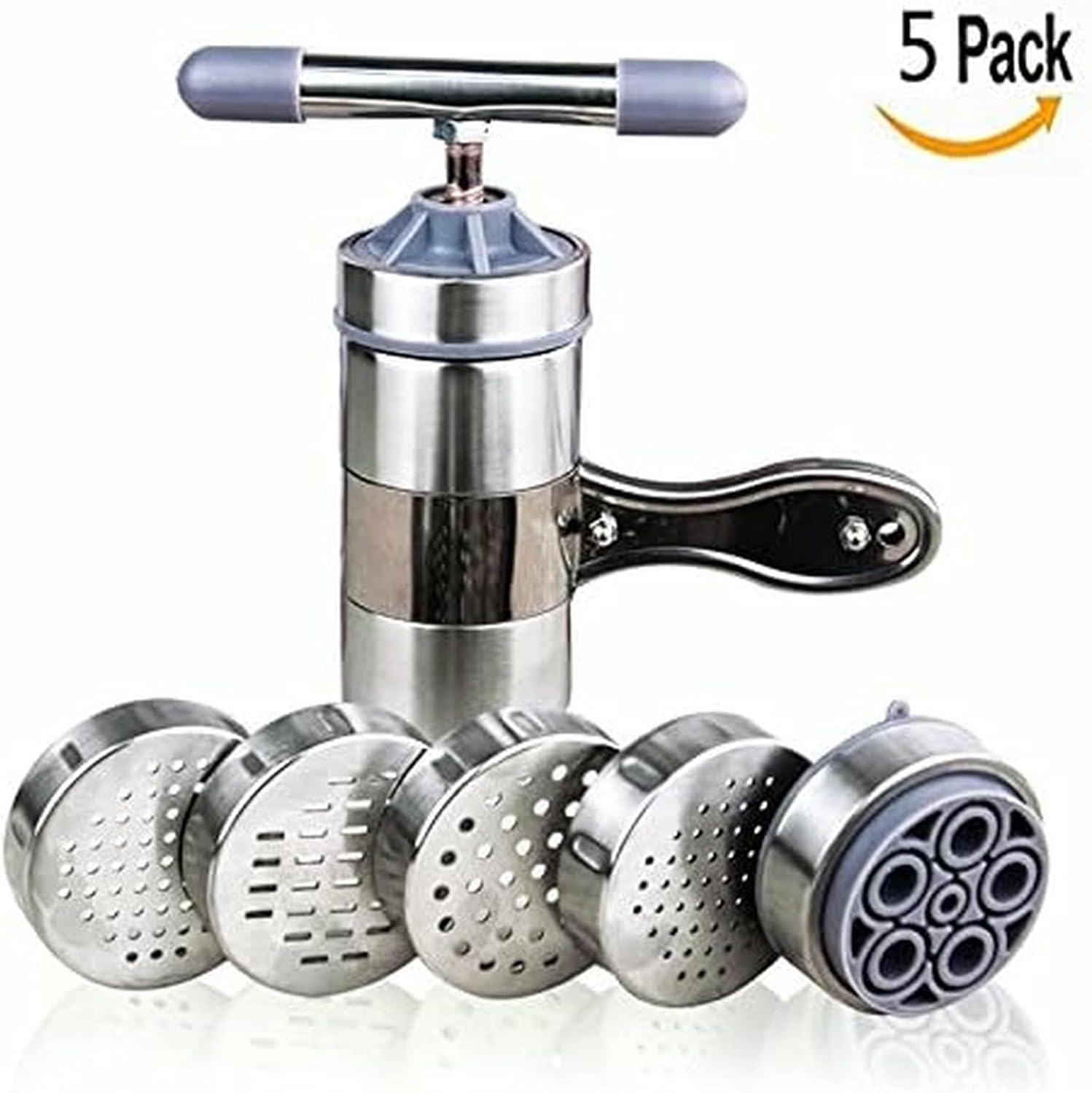 Manual pasta press, kitchen tools， Stainless Steel Noodle Maker Manual Noodle Press Pasta Press Machine Kitchen Tool