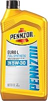 Vista 1 de Pennzoil Platinum Euro L - Aceite de motor sintético completo 5W-30, 1 cuarto de galón