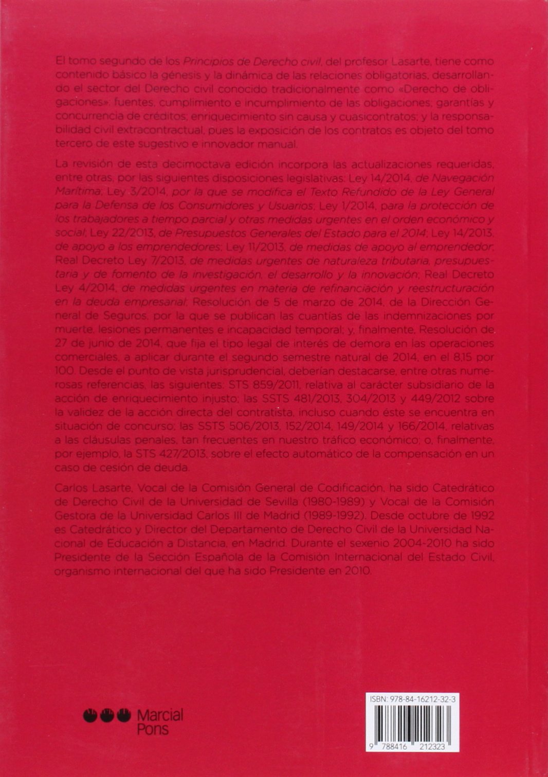 Principios de Derecho civil. Tomo II: Derecho de obligaciones: 2 (Manuales universitarios)