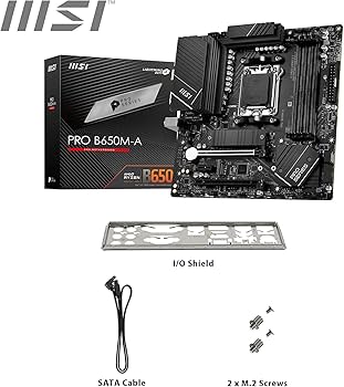 MSI Placa-mãe PRO B650M-A WiFi V1, Micro-ATX - Suporta