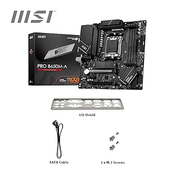 Amazon.com: MSI PRO B650M-A WiFi V1 Motherboard, Micro-ATX
