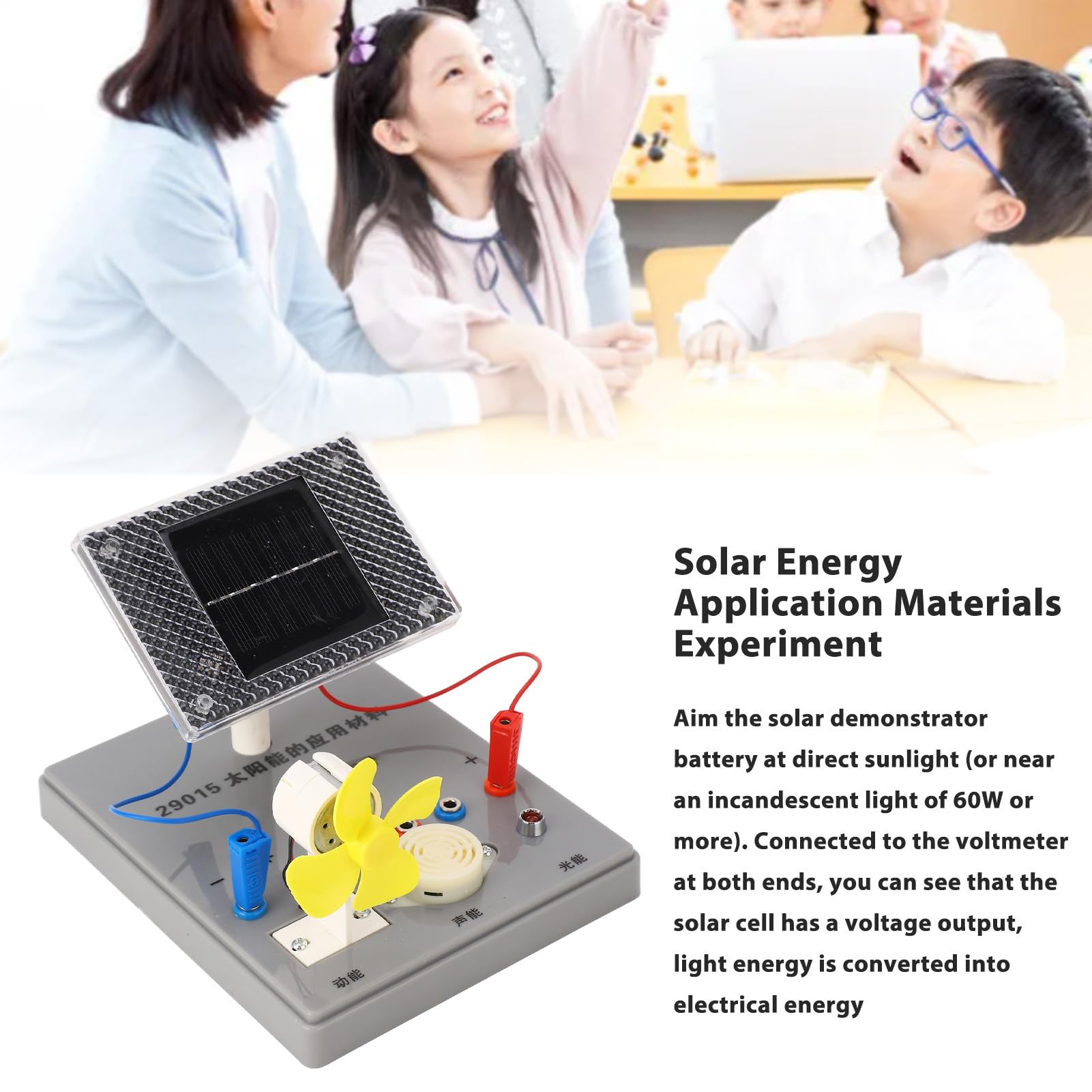 Modello Didattico per Energia Solare, Esperimento di Generazione Solare, Kit di Esperimenti di Fisica per La Conversione Dell'Energia Solares, per Scuole Medie E Superiori