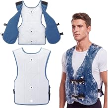 Pcm Cooling Vest for Men and Women Reusable Ice Vest with Adjustable Chest Strap Freezes in 30 Minute No Ice or Electricity Needed Freezes Anywhere Under 71.6 F/ 22 C for Hot Weather Outdoor Working