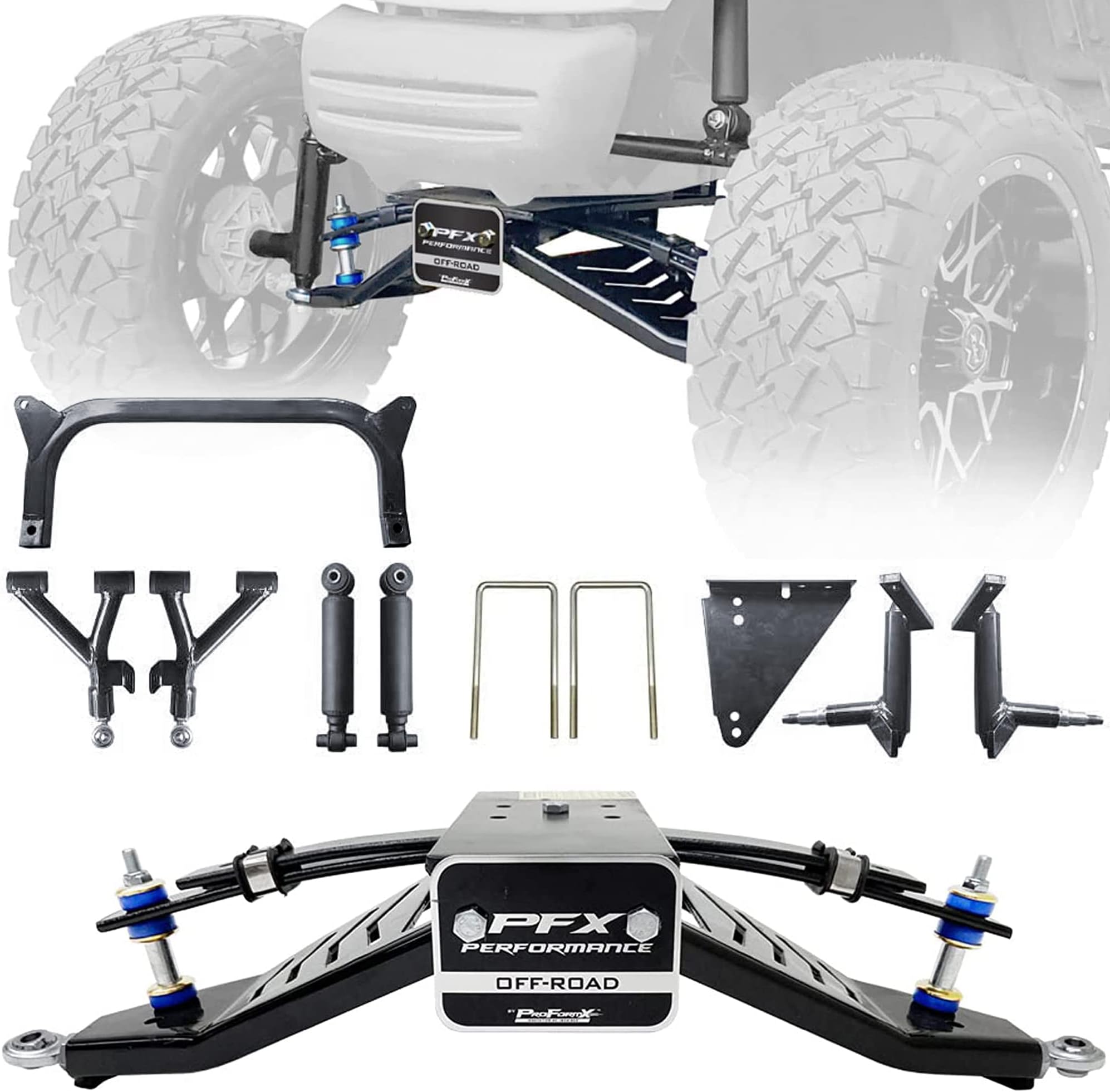 RHOX 3" Drop Spindle Lift Kit, Yamaha Drive2 NonEFI