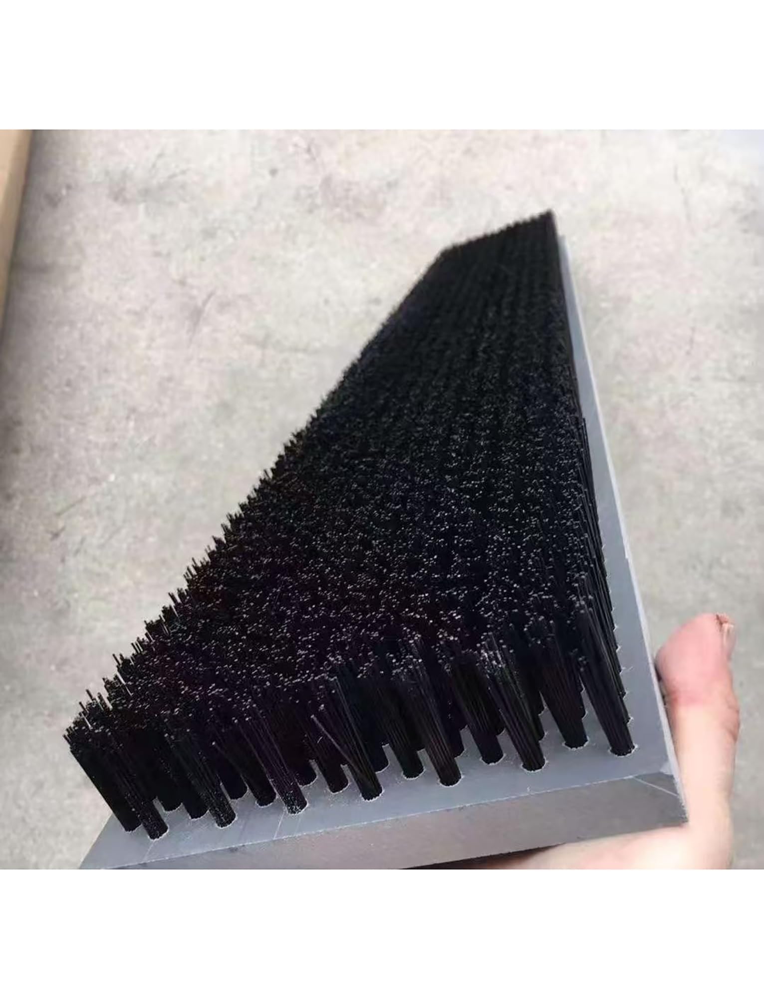 2-pak przemysłowych pędzli nylonowych 30 mm x 90 x 3 x 1,5 cm, wytrzymałe taśmy ścierne do wydajnego czyszczenia i uszczelniania do użytku w warsztacie i garażu