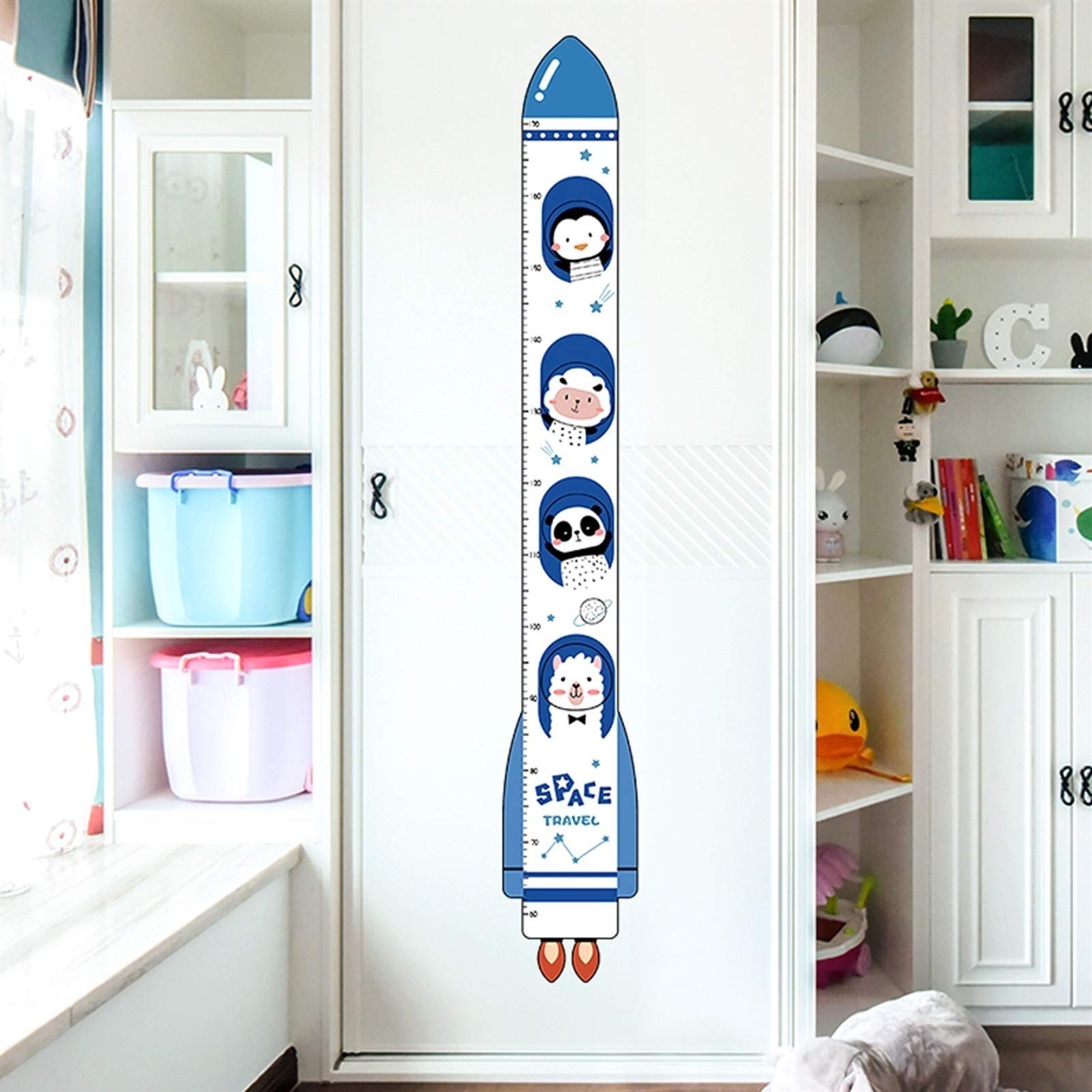 Adesivo Misura Altezza Bambini - Righello Da Parete PVC Per Camera 200cm - Foto 8