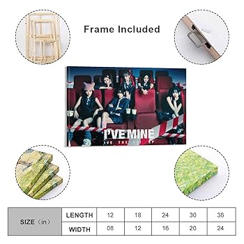 Amazon.co.jp: K-pop IVE アイヴのポスター I've Mine Baddie