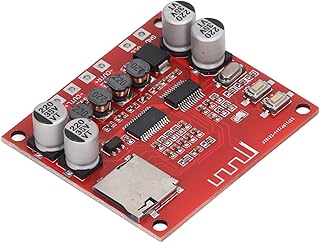 BT Amplifier Board, DC12‑24V Supports Small Memory Card BT Audios Input Amplifier Board, 2 Channel Amplifier Board for Transforming Wireless Speakers