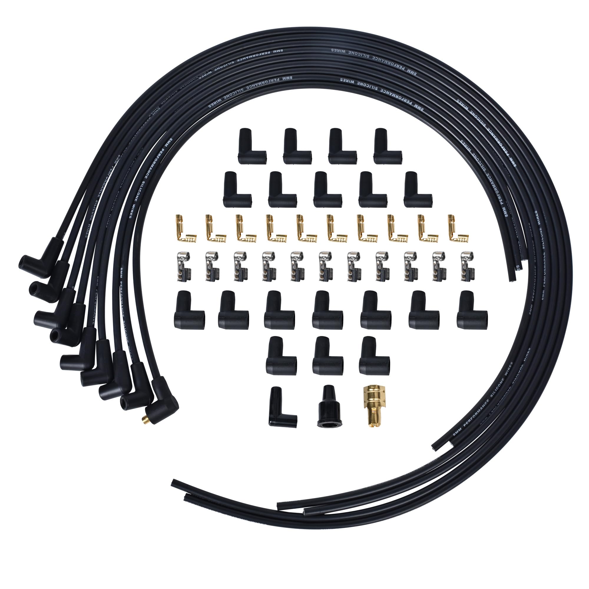 RLP HEI Universal Spark Plug Wire Set 8mm