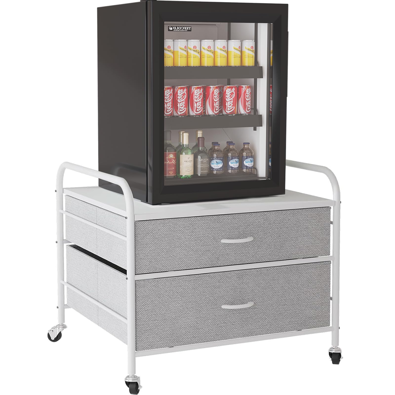 Mini Fridge Table Sasyxdc Mini Fridge Stand With Storage Drawer 300 Lb Load Capacity Mini Fridge Stand Lockable Wheel Beverage Compact Refrigerator Stand Storage Cabinet Do Mini Fridge Shelf