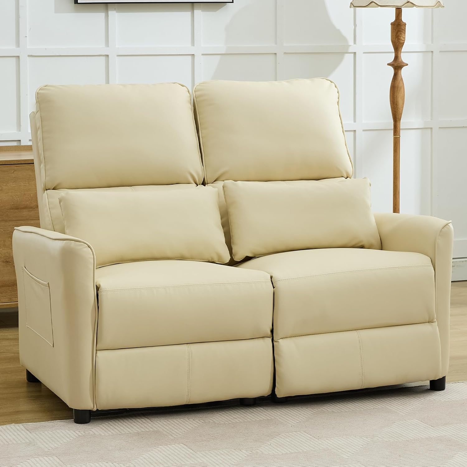 Loveseat Recliner Sofa, Push Back Double Wall Hugger Jamaica Ubuy