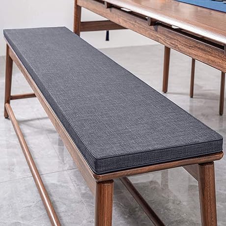Cozy Comfort: Customize Your Bench with Our Plush and Washable Linen Cushion