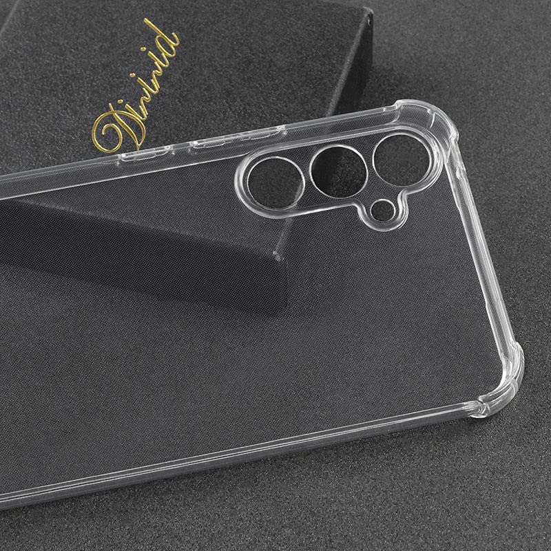 Image of for Samsung A34 5G,Samsung A34 5G Phone Case Clear Transparent Reinforced Corners TPU Shock-Absorption Flexible Cell Phone Cover for Samsung A34 5G - Transparent