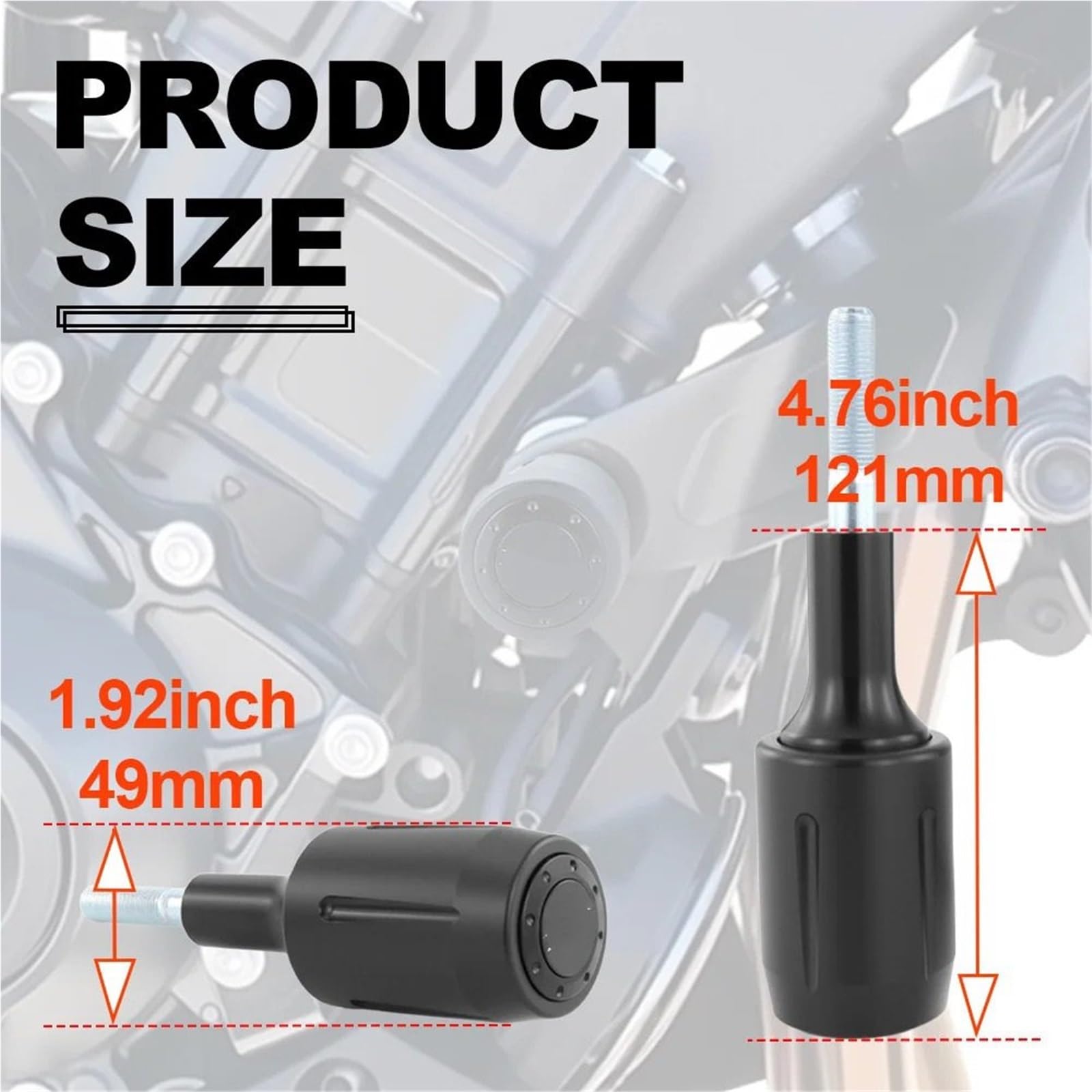 Przednie tylne koło oś widelca suwaki Pasuje do Hon & da CB1000 Hornet 2025 + ochrona przed upadkiem motocykla ochraniacze Crash Pad suwaki ramy(Type 2 Black)