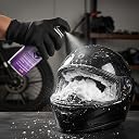 Onscare Helmet Cleaner Spray 150ml with Microfiber Cloth | Foam Helmet Cleaning Kit | Removes Odour, Dirt & Bacteria | Quick Dry, Skin Safe | for Bike & Motorcycle Helmets gallery image