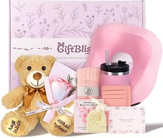 Self Care Box For Women, Get Well Soon Gifts, Teenage Girl Birthday Gifts, Sympathy Care Package For Women, Gift Basket For Girlfriend,Thank You Gift Basket,A Hug In A Box, Get Well Package