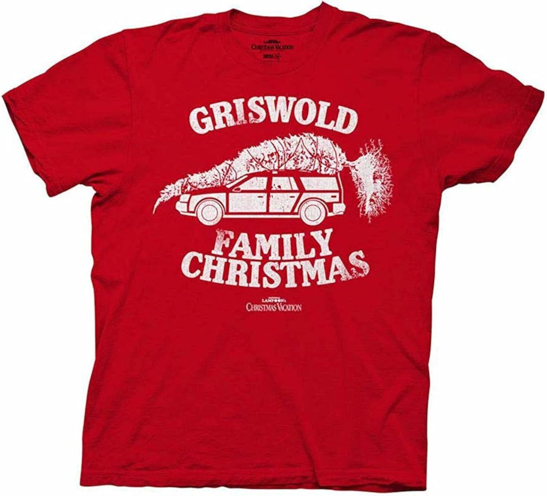 Christmas Vacation Griswold Family Christmas Red Adult T-Shirt Tee