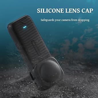 Silicone Protective Case for Insta360 X4 with Insta 360 X4 Lens Cap