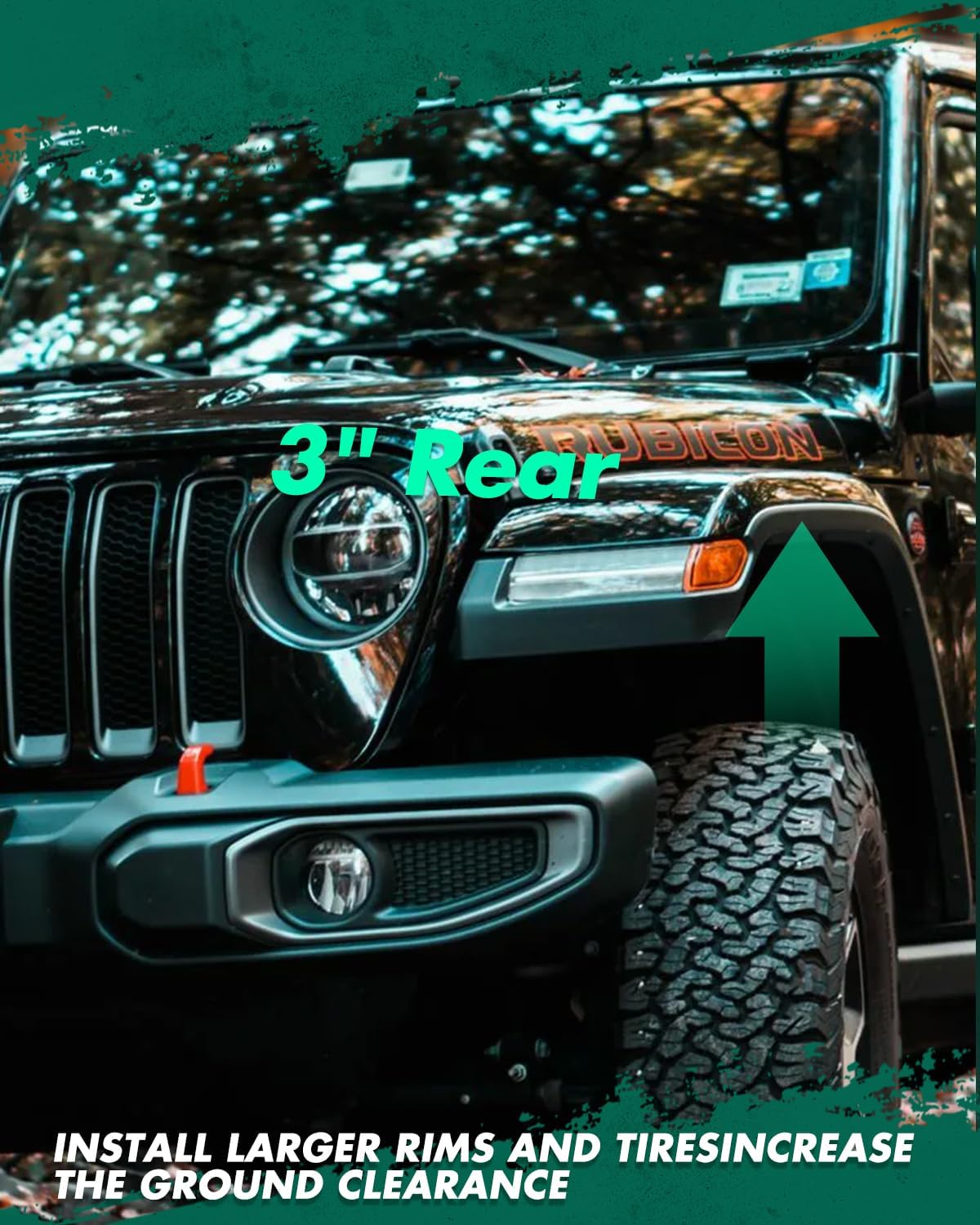 SCITOO 3 inch Rear Leveling lift kit for Toyota 2000-2018 Lift Strut Spacer Compatible for Toyota Tundra 3.4L 2000-2004 Rear Lift Blocks