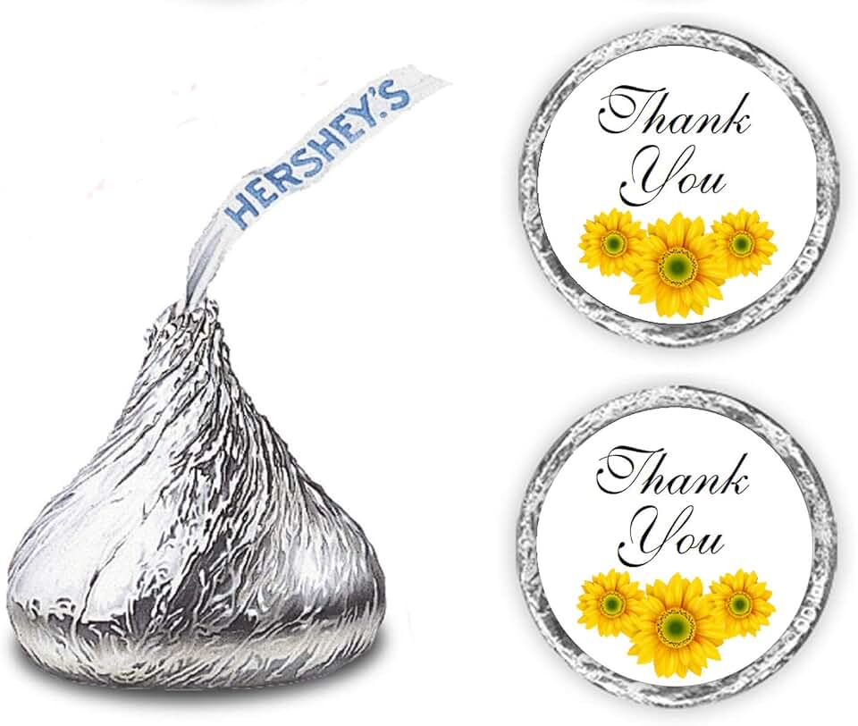 yellow hershey kisses