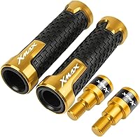 Vista 1 de Accesorios de motocicleta Xmax 7/8 pulgadas 0.866 in manillar empuñaduras de manillar tapa de extremo para Yamaha Xmax 125 250 300 400 2013-2021