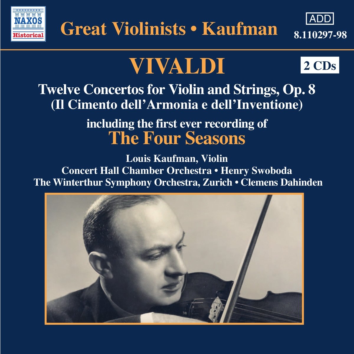 VIVALDI: 12 Violin Concertos, Op. 8 / The Four Seasons