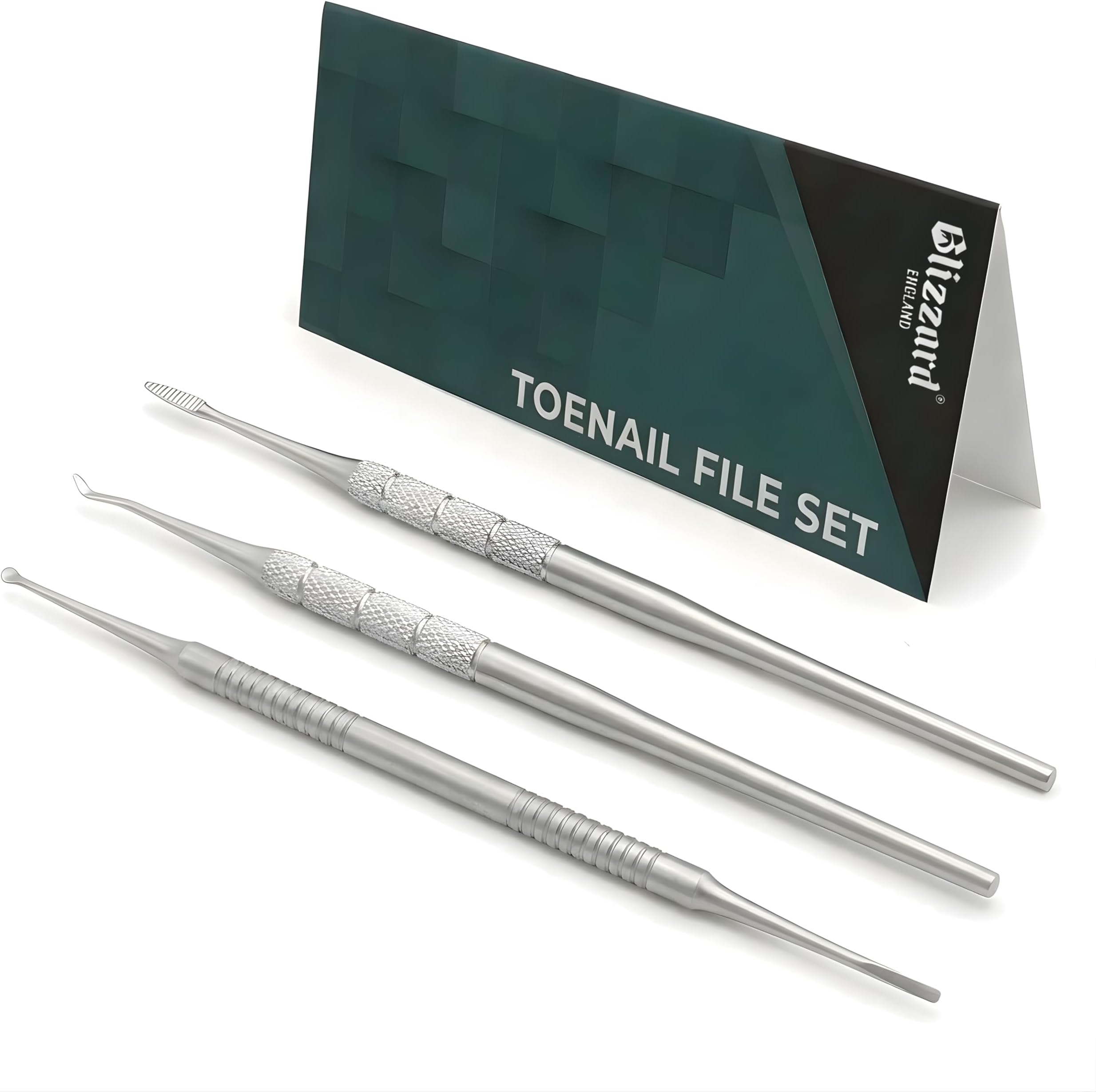 Blizzard 3-Pcs Ingrown Toenail Files Set