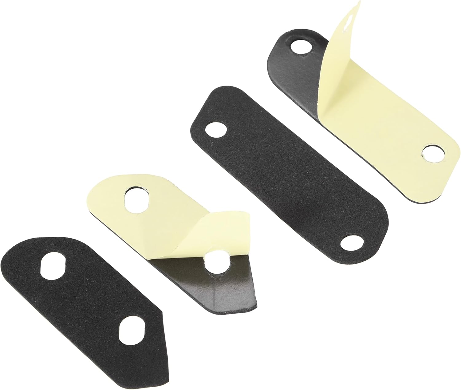 Auxbeam Dual Pod A-Pillar Mounting Brackets, Fit for Jeep Wrangler JK 2007-2017, Heavy Duty Metal Light Pod Mount Kit for 2-5 Inch LED Off Road Lights, Black with Anti-Scratch EVA Pads (2Pcs/Set)