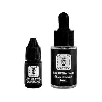 BBC Professional Dr Bond Eyelash Extension Glue 5ml + BBC Ultra Lash Bonder 20 Ml (Adhesive + Sealent) for Eyelash Extension