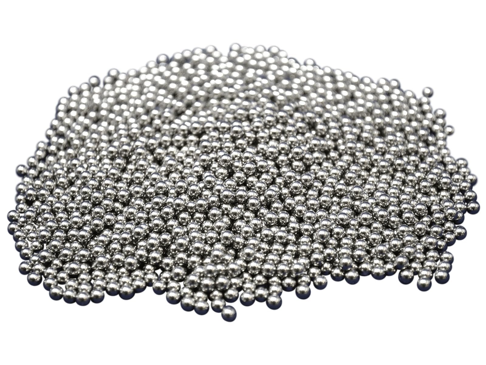 Mahlkugeln aus Edelstahl 316 – Güteklasse 1000, 1 kg, korrosionsbeständig, 5 mm bis 25 mm(5mm)