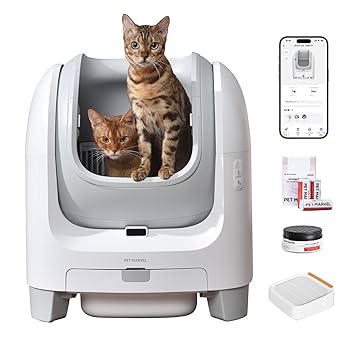 Amazon | 猫用自動トイレ 消臭 静音 自動清掃 飛散防止 多頭飼い