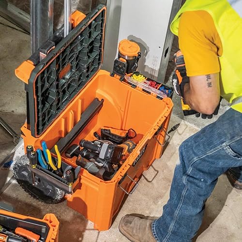 Miniatura 10 de Klein Tools Accesorio de riel interno MODbox de 54818 MB, sistema modular de almacenamiento de herramientas de montaje interno proporciona