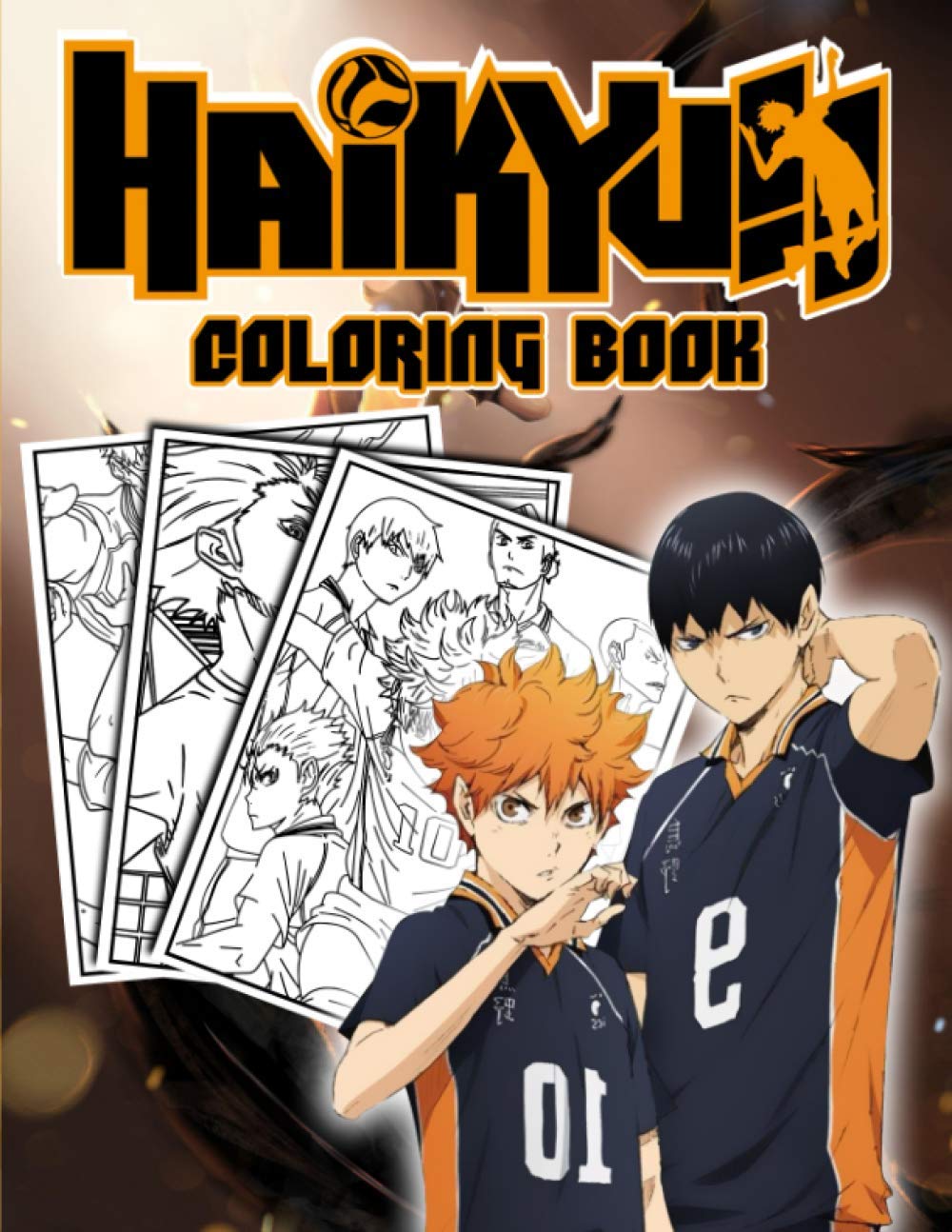 Buy Haikyuu Coloring Book: Over 50 One Sided Coloring Pages with Iconic