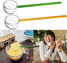 HomeEssentials Glass Stirring Spoon, Crystal Clear Borosilicate Teaspoons - Milk Spoon/Coffee Spoon/Soup Spoon/Dessert Spoon (Pack Of 1), 26 Centimeters
