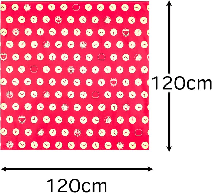 Amazon｜アストロ ドラえもん 風呂敷 大判 120x120cm タイムふろしき風