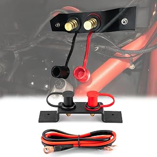 WeiSen Battery Terminals Relocation Kit Fit For Maverick X3 RZR UTV ATV Car