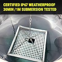 Vista 10 de G1 - Candado inteligente de huellas dactilares, bloqueo de doble bola resistente, IP67 resistente a la intemperie, biométrico sin llave y control