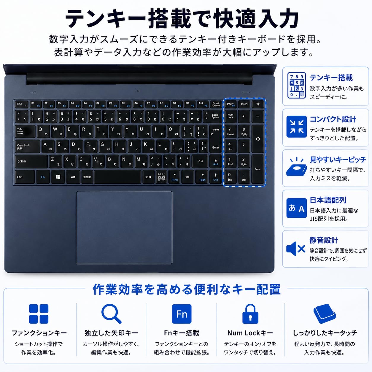 Amazon.co.jp: GMJ ノートパソコン GLM-15-150-P 15.6インチ フルHD