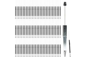 100 pcs Black Ink Beadable Pens Refills: The Perfect Replacement Writing Instrument